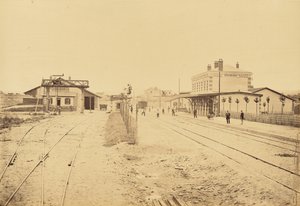 Bahnhof Montbrison von Auguste Hippolyte Collard