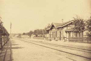 Bahnhof von Saint-Jodard von Auguste Hippolyte Collard