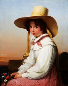 Porträt von Nency Destouches 1829