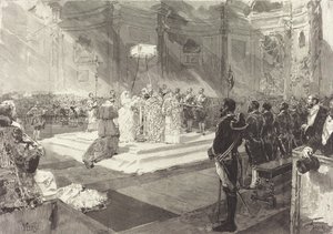 Königliche Taufe am spanischen Hof, 1882