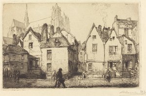 Alte Häuser in Amiens
