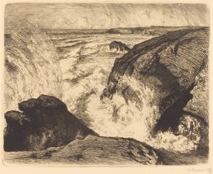 Springflut, Felsen von Zion von Auguste Lepere