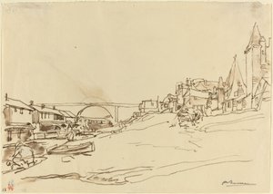 Das Haus des Königs von Polen (Angers) von Auguste Lepere