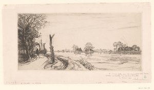 Blick auf die Amstel von Auguste Lepère (signed by artist)