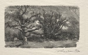 Im Schlafsaal von Lantara von Auguste Louis Lepère