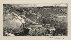 Der Zirkus des Long-Rocher von Auguste Louis Lepère