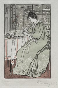 Pariser Almanach, 1897: Winter von Auguste Louis Lepère