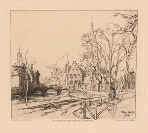 Die Béguinage-Brücke in Brügge
