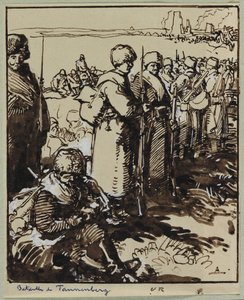 Schlacht von Tannenberg, 1914 von Auguste Louis Lepère