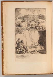 Katalog der Ausstellung von August Lepère: Frontispiz, 1908 von Auguste Louis Lepère