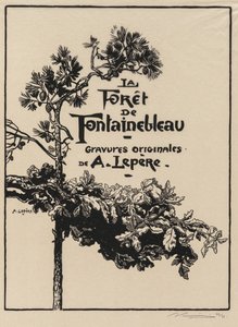 Fontainebleau Wald: Frontispiz, 1908 von Auguste Louis Lepère