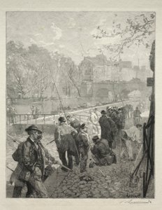Die Schleuse der Münze von Auguste Louis Lepère