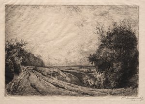 Die Straße von La Houssoye