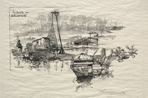 Le Point de Billancourt von Auguste Louis Lepère