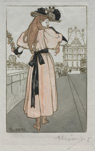 Pariser Almanach, 1897: Frühling, 1897 von Auguste Louis Lepère