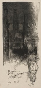 Rue de la Montagne, St. Geneviève von Auguste Louis Lepère