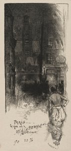 Rue de la Montagne, St. Geneviève von Auguste Louis Lepère