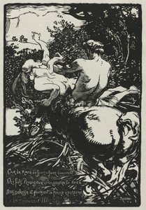 Der Zentaur von Auguste Louis Lepère