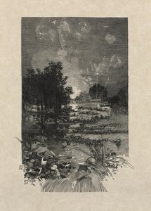 Das Fest für die Opfer der Pflicht, 1884 von Auguste Louis Lepère