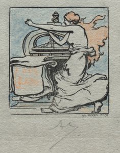 Der Drucker von Auguste Louis Lepère