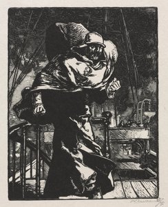 Der Krieg von 1914. Erste Serie. Kaiser Wilhelm in Wut von Auguste Louis Lepère