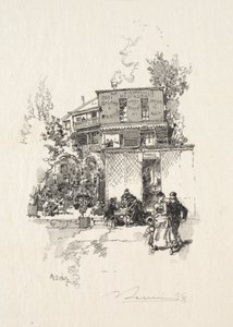 Eine Guinguette von Auguste Louis Lepère