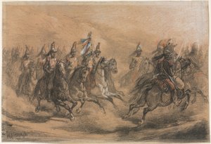 Kavallerieangriff, ca. 1840