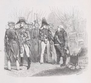Die barbarische Heilige Allianz aus den gesammelten Werken von Béranger, 1836 von Auguste Raffet