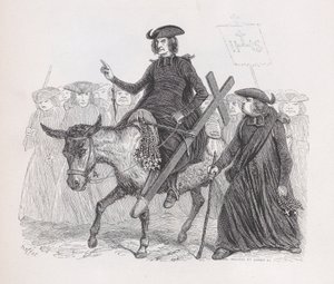 Die Missionare aus den gesammelten Werken von Béranger, 1836 von Auguste Raffet