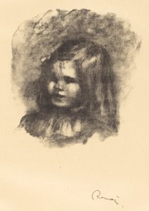 Claude Renoir, nach links gedreht von Auguste Renoir