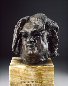 Balzac, Kopf vor der letzten Studie