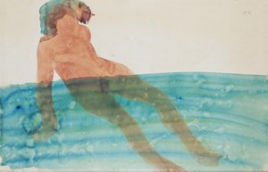 Badende Frau, vor 1902 von Auguste Rodin