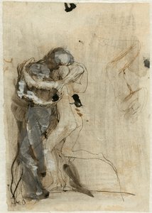 Sich umarmendes Paar oder der verlorene Sohn von Auguste Rodin
