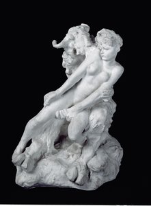 Faun und Nymphe, ca. 1886 von Auguste Rodin