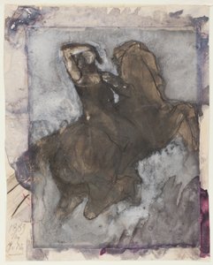 Reiter (recto); Pferd und Reiter (verso) von Auguste Rodin