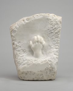 Gedenkrelief Hand eines Kindes, 1908 von Auguste Rodin