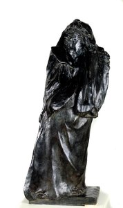 Monument von Honore de Balzac (Vorletzte Studie) von Auguste Rodin