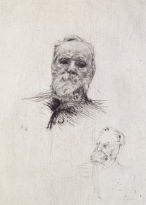 Porträt von Victor Hugo (1802-85) von Auguste Rodin