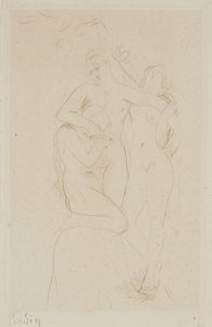 Seelen im Fegefeuer von Auguste Rodin