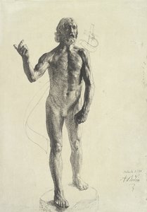 St. Johannes der Täufer, 1880 von Auguste Rodin