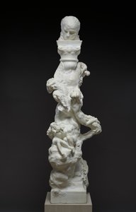Der Dichter und das kontemplative Leben: Die Fenaille-Säule, 1896 von Auguste Rodin