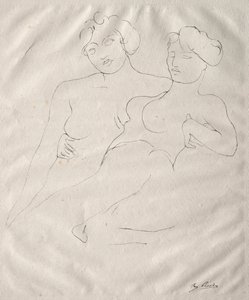Zwei Figuren von Auguste Rodin