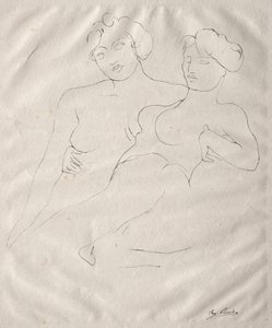 Zwei Figuren von Auguste Rodin