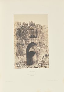 Jerusalem. Stephanstor. Außenansicht von Auguste Salzmann