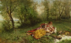 Das Picknick von Auguste Serrure