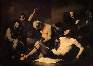 Die Folterung von Alonso Cano (1601-67) ca. 1867 von Auguste Theodule Ribot