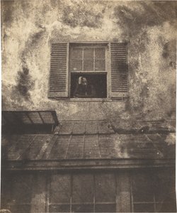 Auguste Vacquerie am Fenster, Marine Terrace, um 1853 (Foto) von Auguste Vacquerie