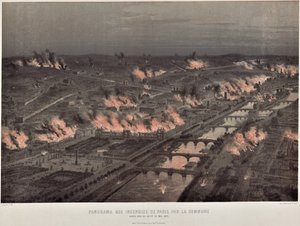Kommune von Paris, Nacht vom 23. auf den 24. Mai, Brände in Paris