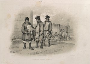 Bauarbeiter trinken Sbiten aus: Der Bau der St. Isaacs Kathedrale