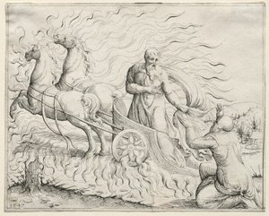 Elija fährt in den Himmel auf